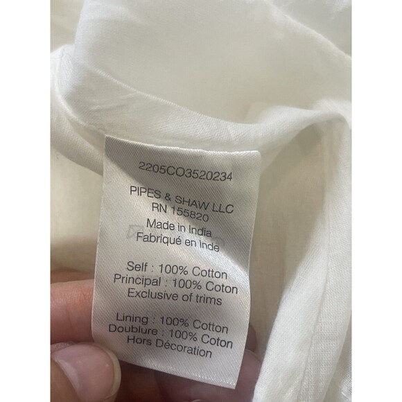 Veronica Beard Addilyn Pintucked Crochet Cotton Mini Dress Sz 4 New - Picture 12 of 13